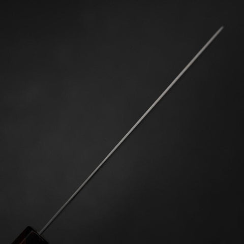 Nakiri VG-10 Damascus Yamanaka Black Urushi Handle 170mm (6.7”)-[Musashi]-[Japanese-Kitchen-Knives]