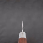Nakiri VG-10 Mirror Tsuchime Damascus Mahogany Handle 165mm (6.5”)-[Musashi]-[Japanese-Kitchen-Knives]