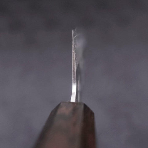 Nakiri VG-10 Polished Sakura Ebony Handle 165mm (6.5”)-[Musashi]-[Japanese-Kitchen-Knives]