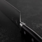 Nakiri VG-10 Polished Western Black Handle 165mm (6.5”)-[Musashi]-[Japanese-Kitchen-Knives]