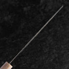 Nakiri VG-10 Tsuchime Damascus Buffalo Dark Pink Maple Handle 170mm (6.7”)-[Musashi]-[Japanese-Kitchen-Knives]