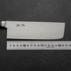 Nakiri VG-10 Tsuchime Damascus Western Blue Handle 165mm (6.5”)-[Musashi]-[Japanese-Kitchen-Knives]