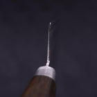 Nakiri VG-10 Tsuchime Damascus Western Brown Handle 165mm (6.5”)-[Musashi]-[Japanese-Kitchen-Knives]
