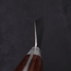 Nakiri VG-10 Tsuchime Damascus Western Handle 165mm (6.5”)-[Musashi]-[Japanese-Kitchen-Knives]