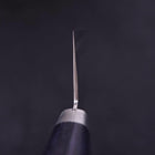 Nakiri VG-10 Tsuchime Western Dark Blue Handle 165mm (6.5”)-[Musashi]-[Japanese-Kitchen-Knives]