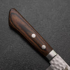 Nakiri VG-10 Tsuchime Western Mahogany Handle 125mm (4.9”)-[Musashi]-[Japanese-Kitchen-Knives]