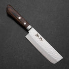 Nakiri VG-10 Tsuchime Western Mahogany Handle 125mm (4.9”)-[Musashi]-[Japanese-Kitchen-Knives]