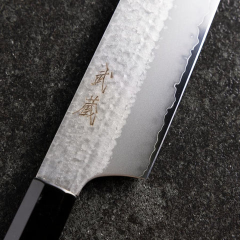 Nakiri VG-5 Tsuchime Buffalo Bubinga Handle 165mm (6.5”)-[Musashi]-[Japanese-Kitchen-Knives]