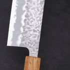 Nakiri White Steel #1 Tsuchime Yaki Urushi Handle 165mm (6.5”)-[Musashi]-[Japanese-Kitchen-Knives]