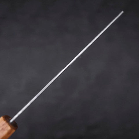 Nakiri White Steel #1 Tsuchime Yaki Urushi Handle 165mm (6.5”)-[Musashi]-[Japanese-Kitchen-Knives]