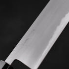Nakiri White Steel #2 Kasumi Buffalo Teak Handle 165mm (6.5”)-[Musashi]-[Japanese-Kitchen-Knives]