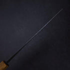 Nakiri White Steel #2 Kurouchi Damascus Yaki Urushi Handle 165mm (6.5”)-[Musashi]-[Japanese-Kitchen-Knives]