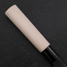 Nakiri White Steel #2 Kurouchi Magnolia Handle 165mm (6.5”)-[Musashi]-[Japanese-Kitchen-Knives]