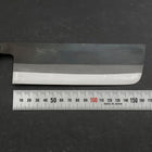 Nakiri White Steel #2 Kurouchi Yaki Urushi Handle 165mm (6.5”)-[Musashi]-[Japanese-Kitchen-Knives]