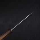 Paring White Steel #1 Polished Sumi Urushi Handle 80mm (3.1”)-[Musashi]-[Japanese-Kitchen-Knives]