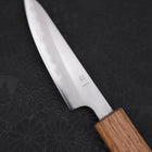 Paring White Steel #1 Polished Yaki Urushi Handle 80mm (3.1”)-[Musashi]-[Japanese-Kitchen-Knives]