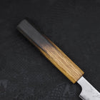 Paring White Steel #1 Polished Yaki Urushi Handle 80mm (3.1”)-[Musashi]-[Japanese-Kitchen-Knives]