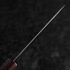 Petty AUS-10 Nashiji Damascus Wenge Handle 135mm (5.3”)-[Musashi]-[Japanese-Kitchen-Knives]