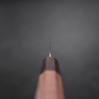 Petty AUS-10 Polished Nashiji Damascus Walnut Handle 135mm (5.3”)-[Musashi]-[Japanese-Kitchen-Knives]