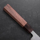 Petty AUS-10 Polished Nashiji Damascus Walnut Handle 135mm (5.3”)-[Musashi]-[Japanese-Kitchen-Knives]