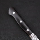 Petty AUS-10 Tsuchime Damascus Western Black Handle 135mm (5.3”)-[Musashi]-[Japanese-Kitchen-Knives]