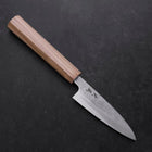 Petty AUS-8 Nashiji Olive Handle 90mm (3.5”)-[Musashi]-[Japanese-Kitchen-Knives]