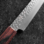 Petty AUS-8 Tsuchime Mahogany Handle 150mm (5.9”)-[Musashi]-[Japanese-Kitchen-Knives]