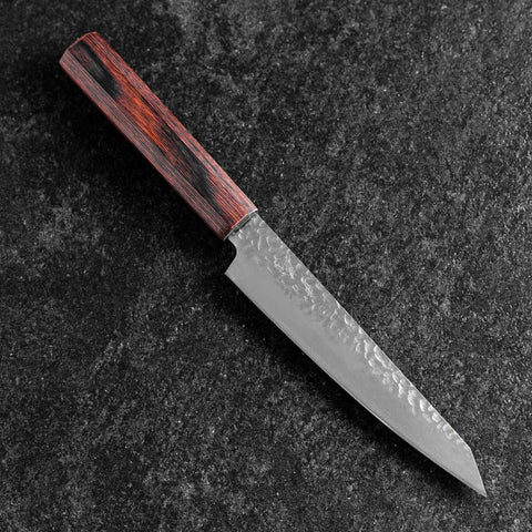 Petty AUS-8 Tsuchime Mahogany Handle 150mm (5.9”)-[Musashi]-[Japanese-Kitchen-Knives]