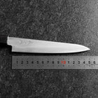 Petty Blue Steel #1 Stainless Clad Polished Black Urushi Handle 150mm (5.9”)-[Musashi]-[Japanese-Kitchen-Knives]