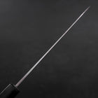 Petty Blue Steel #1 Stainless Clad Polished Buffalo Magnolia Handle 150mm (5.9”)-[Musashi]-[Japanese-Kitchen-Knives]