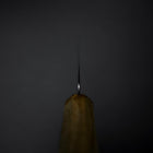 Petty Blue Steel #2 Polished Olive Handle 150mm (5.9”)-[Musashi]-[Japanese-Kitchen-Knives]
