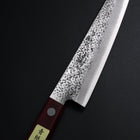 Petty Blue Super Nashiji Red Western Handle 150mm (5.9”)-[Musashi]-[Japanese-Kitchen-Knives]