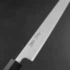 Petty Blue Super Polished Ebony Handle 150mm (5.9”)-[Musashi]-[Japanese-Kitchen-Knives]