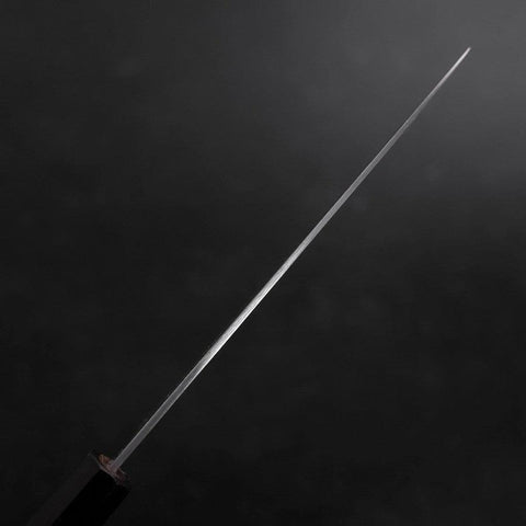 Petty Blue Super Polished Ebony Handle 150mm (5.9”)-[Musashi]-[Japanese-Kitchen-Knives]