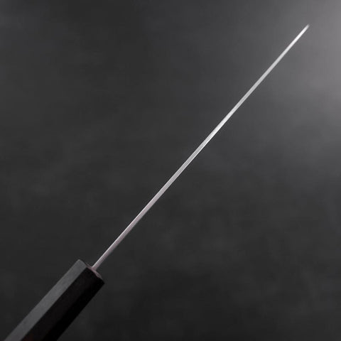 Petty Blue Super Polished Ebony Handle 150mm (5.9”)-[Musashi]-[Japanese-Kitchen-Knives]