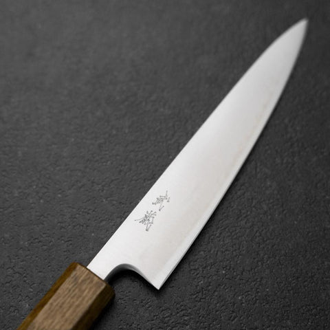 Petty Blue Super Polished Yaki Urushi Handle 135mm (5.3”)-[Musashi]-[Japanese-Kitchen-Knives]