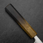Petty Blue Super Polished Yaki Urushi Handle 135mm (5.3”)-[Musashi]-[Japanese-Kitchen-Knives]