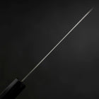 Petty Chromax Polished Buffalo Ebony Handle 150mm (5.9”)-[Musashi]-[Japanese-Kitchen-Knives]