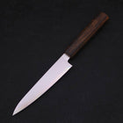 Petty Chromax Polished Sumi Urushi Handle 150mm (5.9”)-[Musashi]-[Japanese-Kitchen-Knives]