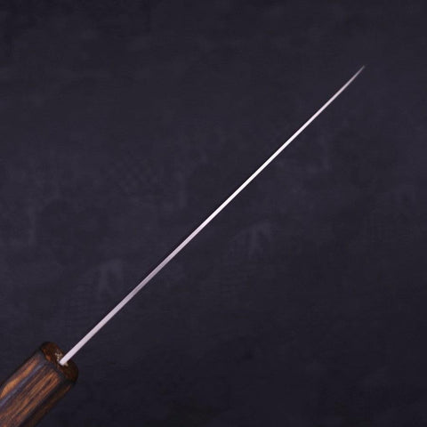 Petty Chromax Polished Sumi Urushi Handle 150mm (5.9”)-[Musashi]-[Japanese-Kitchen-Knives]
