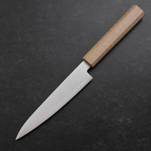 Petty Chromax Polished White Urushi Handle 150mm (5.9”)-[Musashi]-[Japanese-Kitchen-Knives]