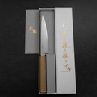 Petty Chromax Polished White Urushi Handle 150mm (5.9”)-[Musashi]-[Japanese-Kitchen-Knives]