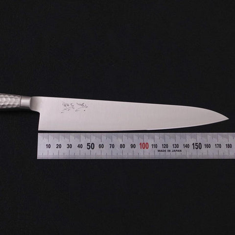 Petty Knife VG-5 Polished Western Handle 180mm (7”)-[Musashi]-[Japanese-Kitchen-Knives]