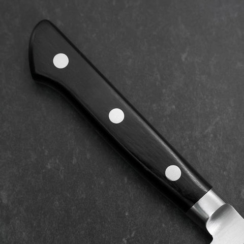 Petty Molybdenum Polished Western Black Handle 120mm (4.7”)-[Musashi]-[Japanese-Kitchen-Knives]