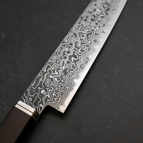 Petty SG-2 Black Damascus Western Ebony Handle 155mm (6.1”)-[Musashi]-[Japanese-Kitchen-Knives]