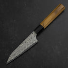 Petty SG-2 Damascus Buffalo Teak Handle 120mm (4.7”)-[Musashi]-[Japanese-Kitchen-Knives]