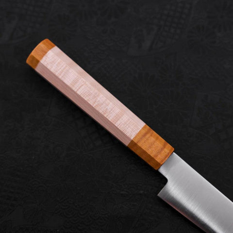 Petty SG-2 Polished Maple Yellow Handle 150mm (5.9”)-[Musashi]-[Japanese-Kitchen-Knives]
