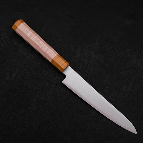 Petty SG-2 Polished Maple Yellow Handle 150mm (5.9”)-[Musashi]-[Japanese-Kitchen-Knives]