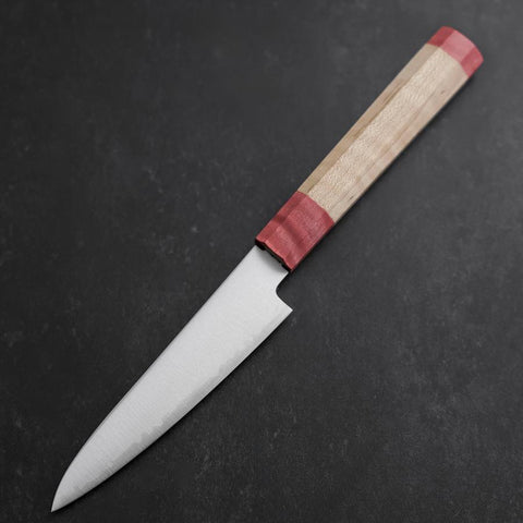 Petty SG-2 Polished Red Maple Handle 120mm (4.7”)-[Musashi]-[Japanese-Kitchen-Knives]
