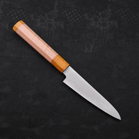 Petty SG-2 Polished Yellow Maple Handle 120mm (4.7”)-[Musashi]-[Japanese-Kitchen-Knives]